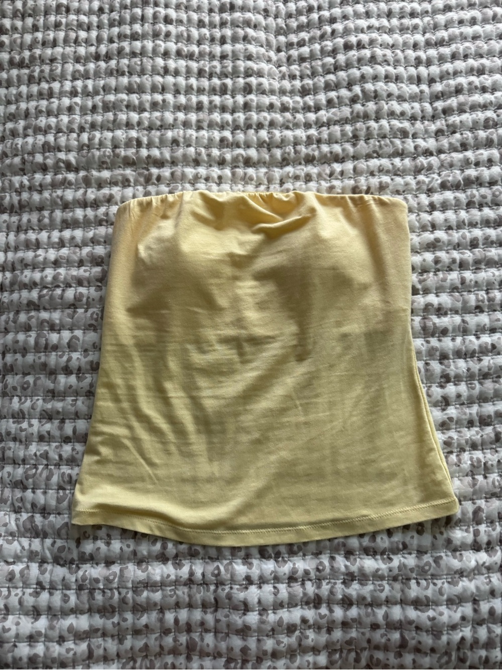 Brand new yellow tube top